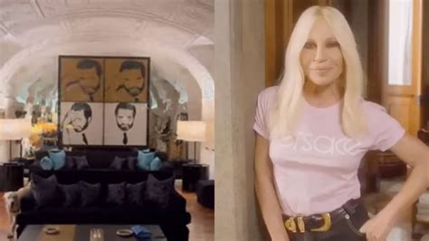dove abita donatella versace